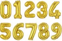 Zahlen/ gold/ ca. 86 cm/ 11,99&euro;